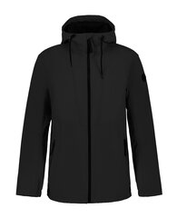 Icepeak vyriška softshell striukė ADRIAT, juoda цена и информация | Мужские куртки | pigu.lt