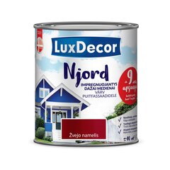 Impregnuojantys dažai medienai LuxDecor Njord, žvejo namelis, 0,75L цена и информация | Краска | pigu.lt