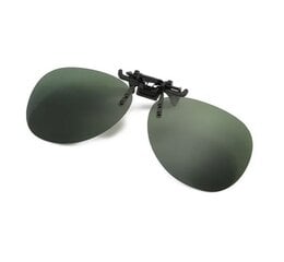 Очки солнцезащитные поляризационные "POLICE-GREEN", Линзы солнцезащитные, Flip-up цена и информация | Солнцезащитные очки для мужчин | pigu.lt
