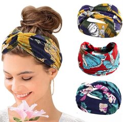 Galvajuostė moterims Boho Headband, raudona, 1 vnt. kaina ir informacija | Plaukų aksesuarai | pigu.lt