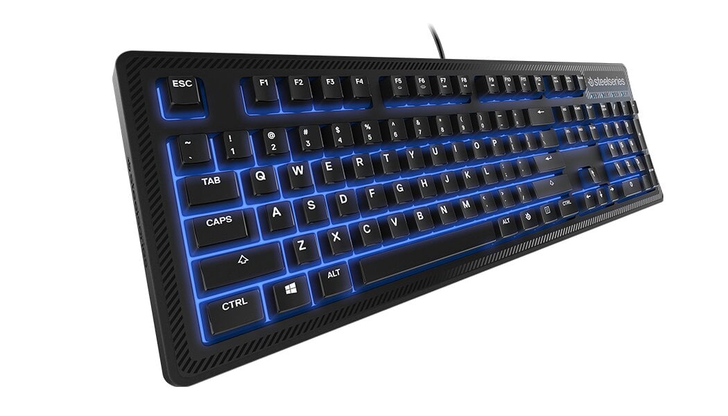SteelSeries Apex 100 žaidimų klaviatūra MACRO ANTIGHOSTING USB LED Black цена и информация | Klaviatūros | pigu.lt