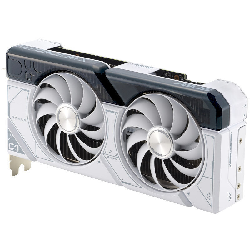 Asus Dual GeForce RTX 4070 Super White Edition (90YV0K85-M0NA00) цена и информация | Vaizdo plokštės (GPU) | pigu.lt