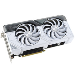 Asus Dual GeForce RTX 4070 Super White Edition (90YV0K85-M0NA00) kaina ir informacija | Vaizdo plokštės (GPU) | pigu.lt