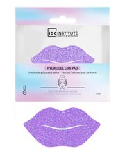 Маска для губ IDC Institute Glitter Lip Pads Purple, 1 шт. цена и информация | Маски для лица, патчи для глаз | pigu.lt