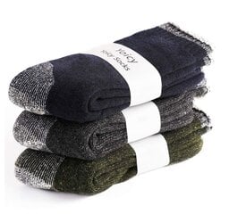Vilnonės kojinės unisex Yoicy, įvairių spalvų, 3 poros kaina ir informacija | Moteriškos kojinės | pigu.lt