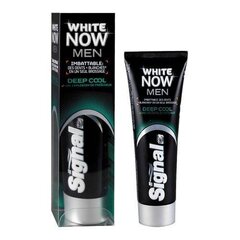 Dantų pasta Signal White Now Men Deep Cool Toothpaste, 75 ml kaina ir informacija | Dantų šepetėliai, pastos | pigu.lt