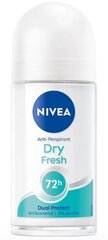 Rutulinis dezodorantas Nivea Dry Fresh, 50 ml kaina ir informacija | Dezodorantai | pigu.lt