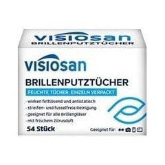 Салфетки для очков Visiosan Brillenputztücher, 54 шт. цена и информация | Инвентарь для уборки и принадлежности | pigu.lt