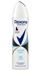 Purškiamas dezodorantas Rexona Invisible Aqua, 150 ml kaina ir informacija | Dezodorantai | pigu.lt