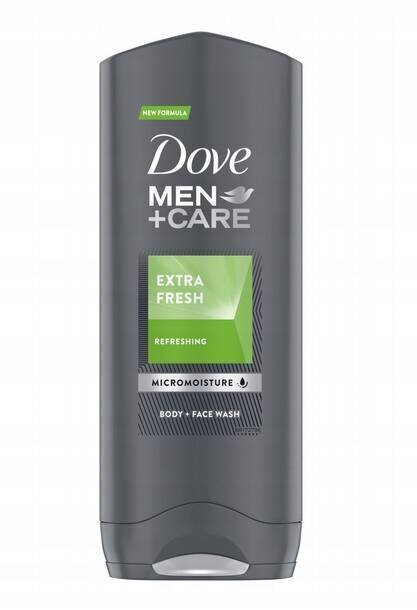 Dušo želė Dove Men+Care Extra Fresh, 250 ml цена и информация | Dušo želė, aliejai | pigu.lt