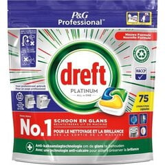 Dreft Platinum Lemon Подробные капсулы для посудомоечной машины, 75 шт. цена и информация | Средства для мытья посуды | pigu.lt