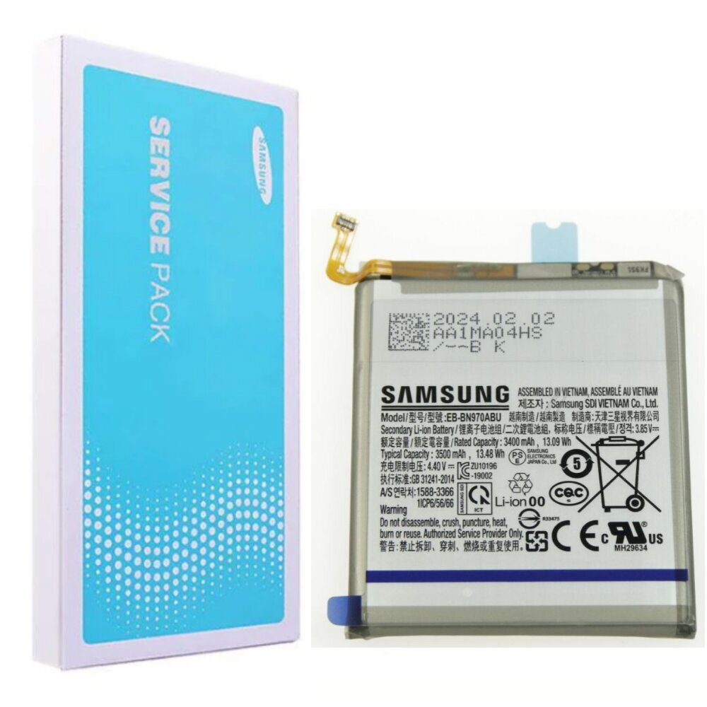 Samsung EB-BN970ABU Service Pack kaina ir informacija | Akumuliatoriai telefonams | pigu.lt