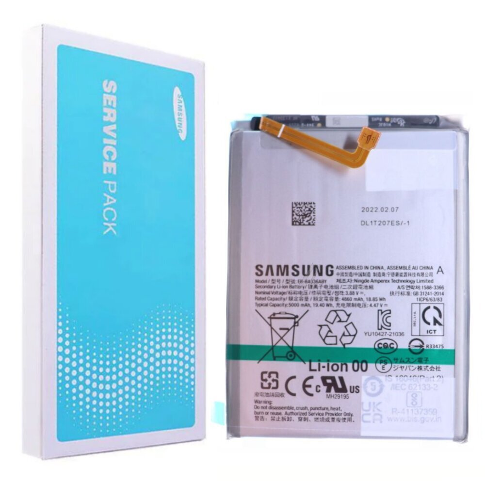 Samsung EB-BA336ABY Service Pack цена и информация | Akumuliatoriai telefonams | pigu.lt