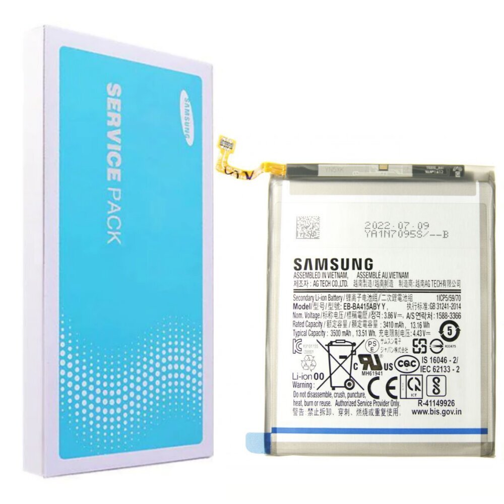 Samsung EB-BA415ABY Service Pack цена и информация | Akumuliatoriai telefonams | pigu.lt