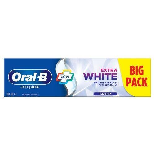 Dantų pasta Oral-B Complete Extra White, 100 ml цена и информация | Dantų šepetėliai, pastos | pigu.lt