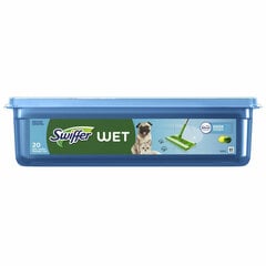 Swiffer Wet Запасные Салфетки 20 шт. цена и информация | Инвентарь для уборки и принадлежности | pigu.lt