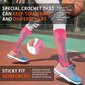 Sportinės kompresinės blauzdų kojinės, rožinės kaina ir informacija | Įtvarai | pigu.lt