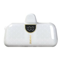 Mini bag-shaped Dudao K20SC power bank USB-C 5000mAh - white цена и информация | Зарядные устройства Power bank | pigu.lt