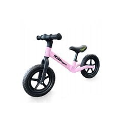 12-дюймовый беговел iKido Leggero, черный и розовый цена и информация | Балансировочные велосипеды | pigu.lt
