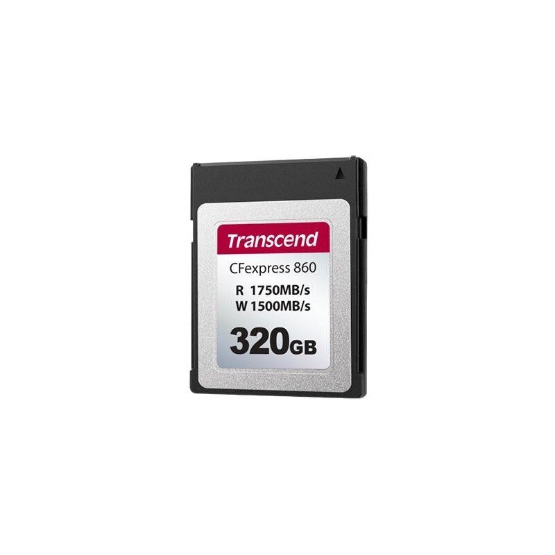MEMORY COMPACT FLASH 320GB/CFE TS320GCFE860 TRANSCEND kaina ir informacija | USB laikmenos | pigu.lt