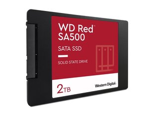 Western Digital Red SA500 NAS (WDS200T2R0A) kaina ir informacija | Vidiniai kietieji diskai (HDD, SSD, Hybrid) | pigu.lt