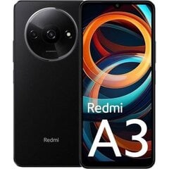 Xiaomi Redmi A3 4GB/128GB Midnight Black цена и информация | Мобильные телефоны | pigu.lt