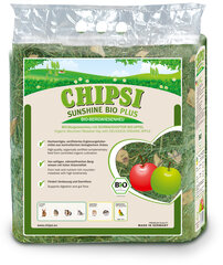 Šienas su obuoliais graužikams Chipsi Sunshine Bio Nature 0.6 kg kaina ir informacija | Šienas, kraikas graužikams ir triušiams | pigu.lt