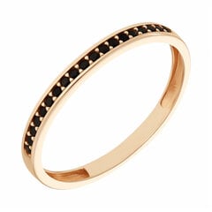 Золотое кольцо с цирконами Brasco 57820 цена и информация | Кольца | pigu.lt