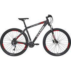 Miesto dviratis Cross GRX 8 SL3 29", juodas/raudonas kaina ir informacija | Dviračiai | pigu.lt