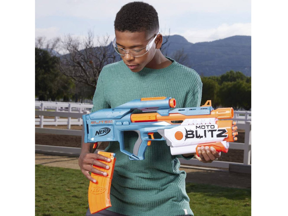 Automatinis žaislinis šautuvas 2in1 Nerf Elite 2.0 kaina ir informacija | Žaislai berniukams | pigu.lt