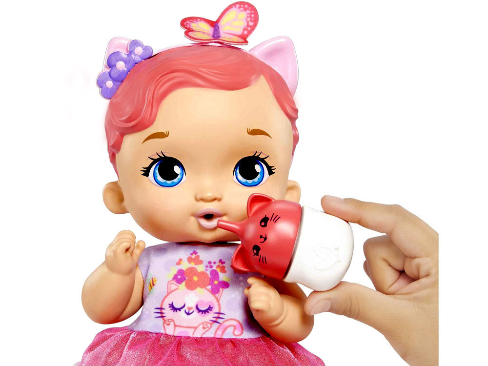 Lėlė kūdikis su priedais My Garden Baby, rožinė kaina ir informacija | Žaislai mergaitėms | pigu.lt