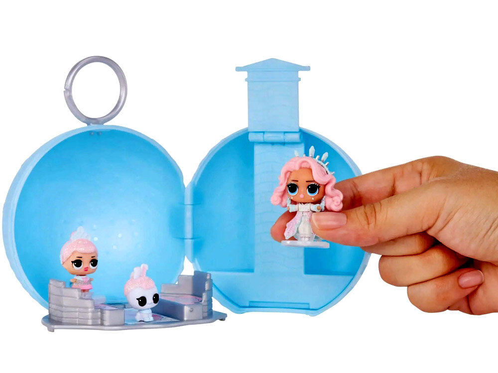 Kamuoliukas su siurprizu - lėlyte Mini L.O.L. Surprise Winter Family kaina ir informacija | Žaislai mergaitėms | pigu.lt