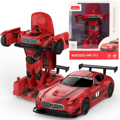Transformeris automobilis Mercedes GT3 AMG robotas Rastar, raudonas kaina ir informacija | Žaislai berniukams | pigu.lt