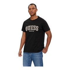 Guess arškinėliai vyrams 87327, juodi kaina ir informacija | Vyriški marškinėliai | pigu.lt