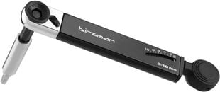 Dinamometrinis raktas Birzman Pocket 2-10 Nm, juodas kaina ir informacija | Įrankiai, priežiūros priemonės dviračiams | pigu.lt