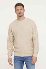 Мужской свитер Lee Cooper S450, песочный цена и информация | Мужские свитера | pigu.lt