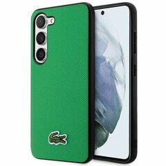 Оригинальный жесткий чехол LACOSTE Iconic Petit Pique MagSafe LCHMS24MPVCN для Samsung Galaxy S24 Plus, зеленый цена и информация | Чехлы для телефонов | pigu.lt