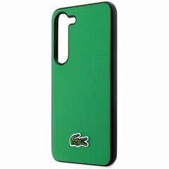 Оригинальный жесткий чехол LACOSTE Iconic Petit Pique MagSafe LCHMS24MPVCN для Samsung Galaxy S24 Plus, зеленый цена и информация | Чехлы для телефонов | pigu.lt