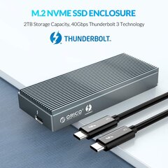 Внешний жесткий диск ORICO Thunderbolt SCM2T3-G40 цена и информация | Жёсткие диски (SSD, HDD) | pigu.lt