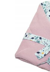 Medvilninis kūdikio vokelis - antklodė Infantilo, 75x75cm, rožinis kaina ir informacija | Vokeliai, miegmaišiai, pagalvės | pigu.lt