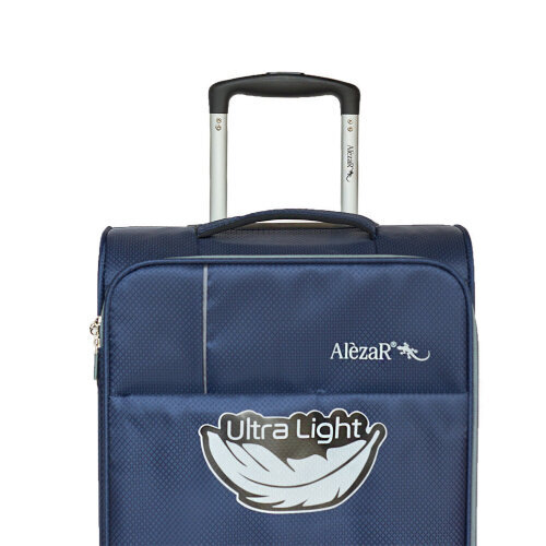Lagaminų komplektas Alezar Ultralight, mėlynas kaina ir informacija | Lagaminai, kelioniniai krepšiai | pigu.lt