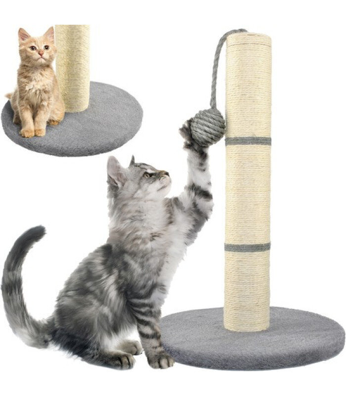 Kačių draskyklė bokštas Dogsy su kamuoliuku, 45 cm цена и информация | Draskyklės | pigu.lt
