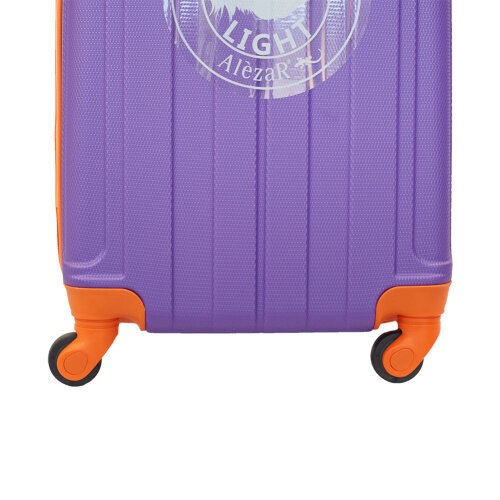 Lagaminų komplektas Alezar Ultralight, violetinis kaina ir informacija | Lagaminai, kelioniniai krepšiai | pigu.lt