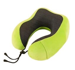 Дорожная подушка для шеи U-образной формы, светло-зеленая. цена и информация | Аксессуары для автокресел | pigu.lt