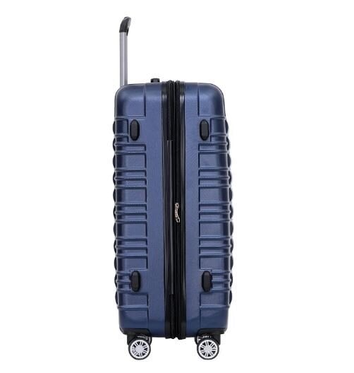 3 lagaminų komplektas Suitcase, mėlynas цена и информация | Lagaminai, kelioniniai krepšiai | pigu.lt