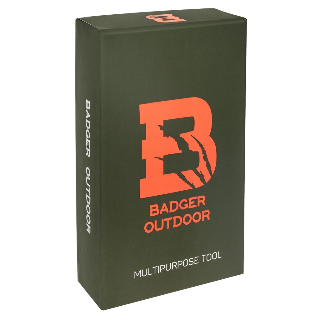 Daugiafunkcinis įrankis Badger Outdoor Solid, 7.4cm kaina ir informacija | Turistiniai peiliai, daugiafunkciniai įrankiai | pigu.lt