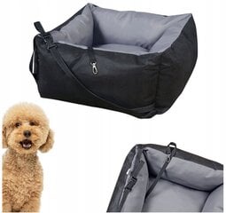 Kelioninis krepšys šunims Dogsy, S dydis, juodas/pilkas цена и информация | Переноски, сумки | pigu.lt