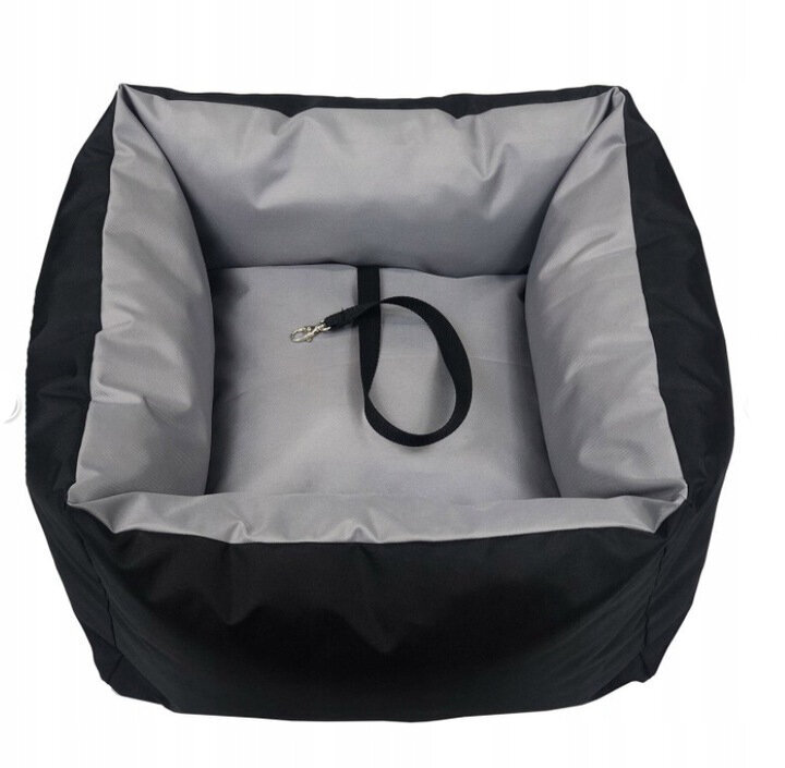Kelioninis krepšys šunims Dogsy, S dydis, juodas/pilkas kaina ir informacija | Transportavimo narvai, krepšiai | pigu.lt