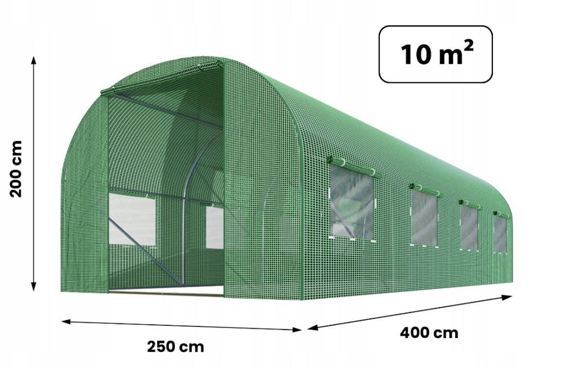 Šiltnamis Lehmann, 4x2,5x2 m kaina ir informacija | Šiltnamiai | pigu.lt