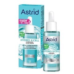 Drėkinamasis veido serumas Astrid Hydro X-Cell, 30 ml kaina ir informacija | Veido aliejai, serumai | pigu.lt